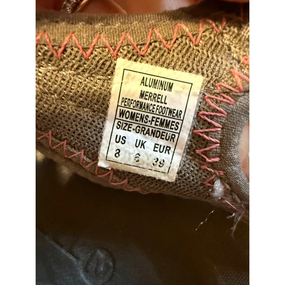 Merrell Aluminum Womens Sport Sandals Tan Grey Pink J37484 Size 8 Mary Jane